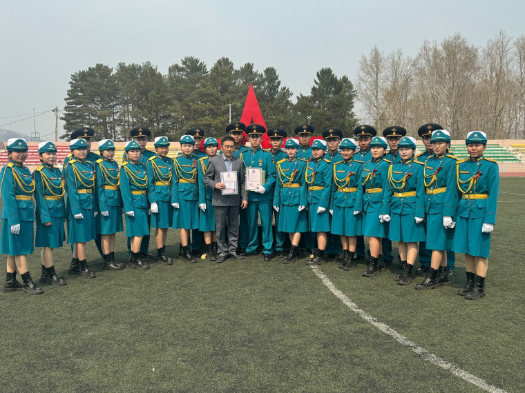 5 мая состоялся окружной смотр песни и строя среди победителей и призеров районного смотра..